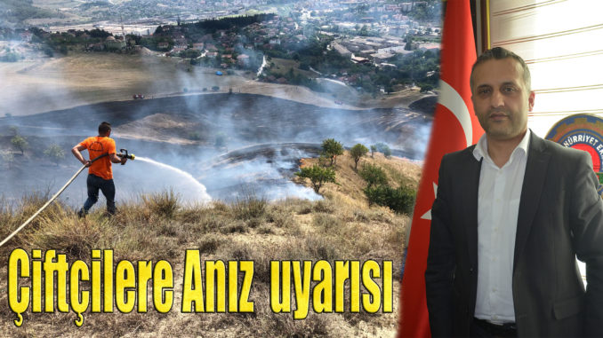 KARABÜK'TE KORKUTAN ANIZ YANGINI YANGIN ARAZÖZ VE HELİKOPTERLE SÖNDÜRÜLDÜ