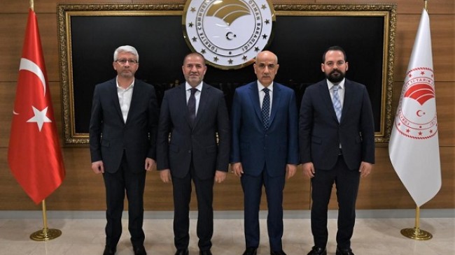 Kervancıoğlu Bakan Kirişci’yi ziyaret etti