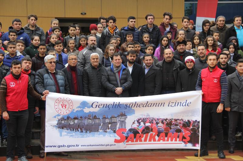 SARIKAMIŞ ŞEHİTLERİ DUALARLA YAD EDİLDİ