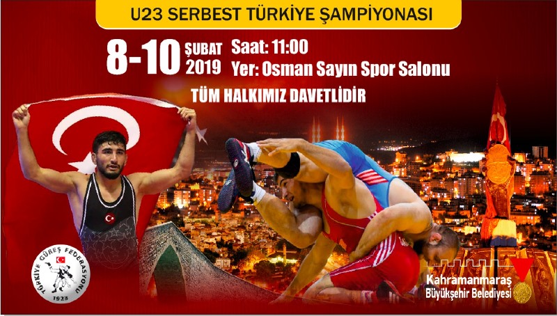 U23 SERBEST TÜRKİYE ŞAMPİYONASI BAŞLIYOR