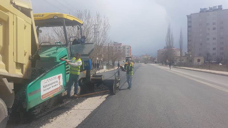 ELBİSTAN’A 10 GÜNDE 17 BİN TON SICAK ASFALT