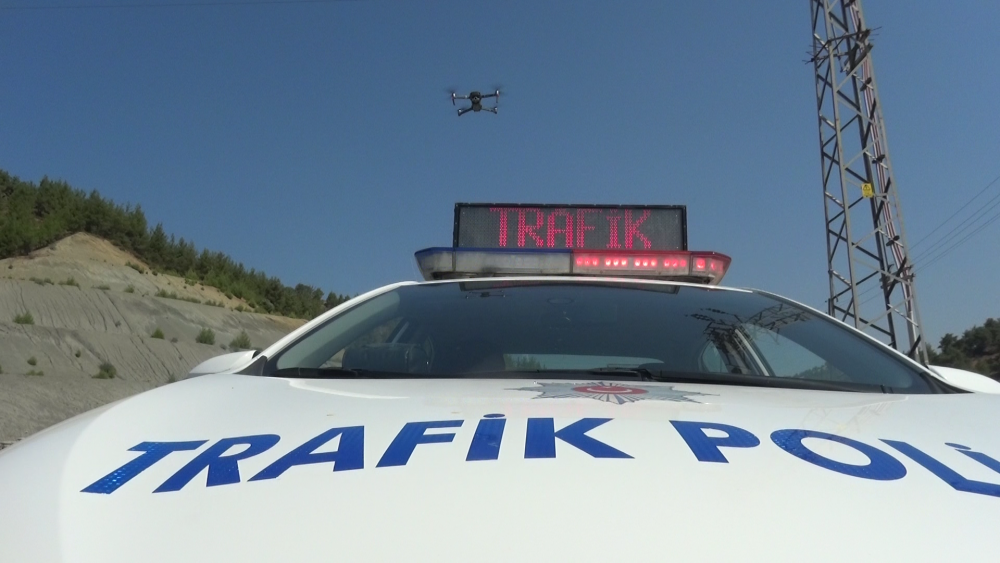 Drone İle Trafik Denetimi kullanımda