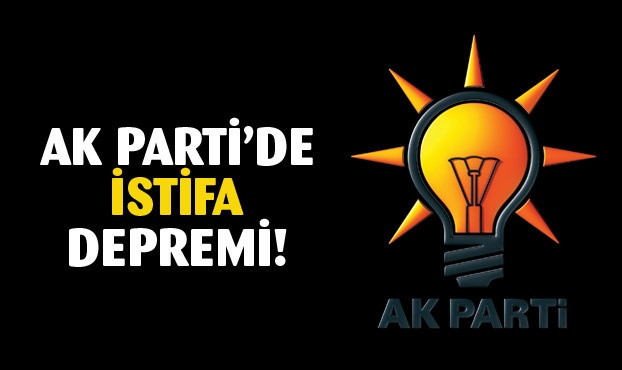 İL BAŞKANI AK PARTİDEN İSTİFA ETTİ