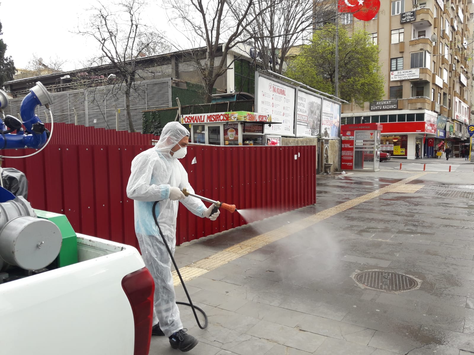 Büyükşehir’den Dezenfekte Seferberliği