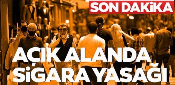 TİRYAKİLER YANDI SİGARA İÇMEK YASAKLANDI!