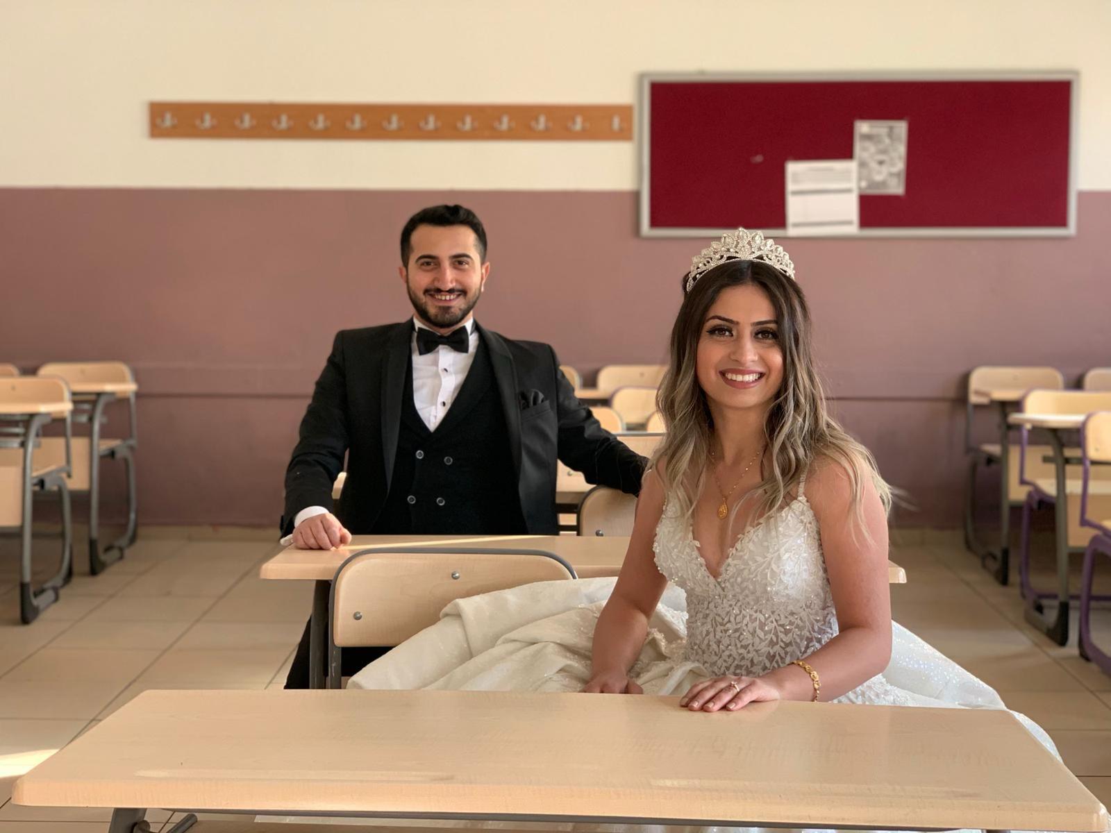 Okul sırasında başladı nikah masasında bitti