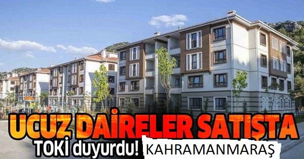 297 ADET KONUT SATIŞA SUNULUYOR