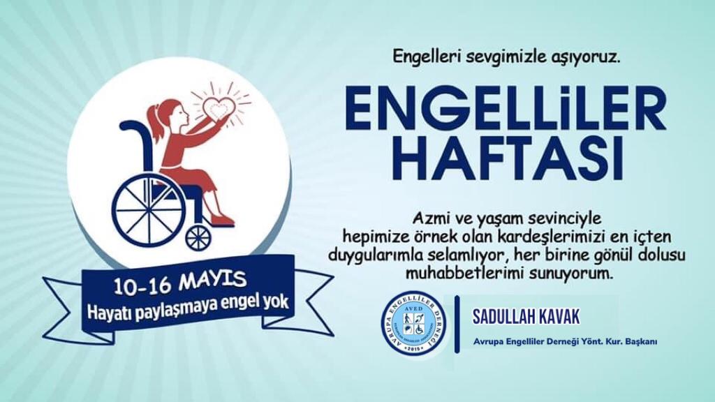 BAŞKAN KAVAK’TAN ENGELLİLER HAFTASI MESAJI