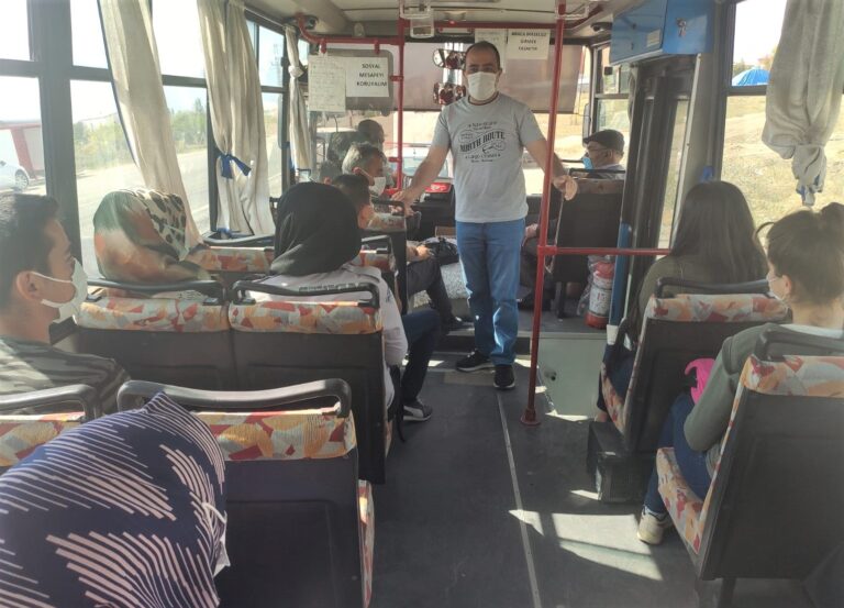 Kahramanmaraş’ta Servis Araçlarına Sivil Denetim