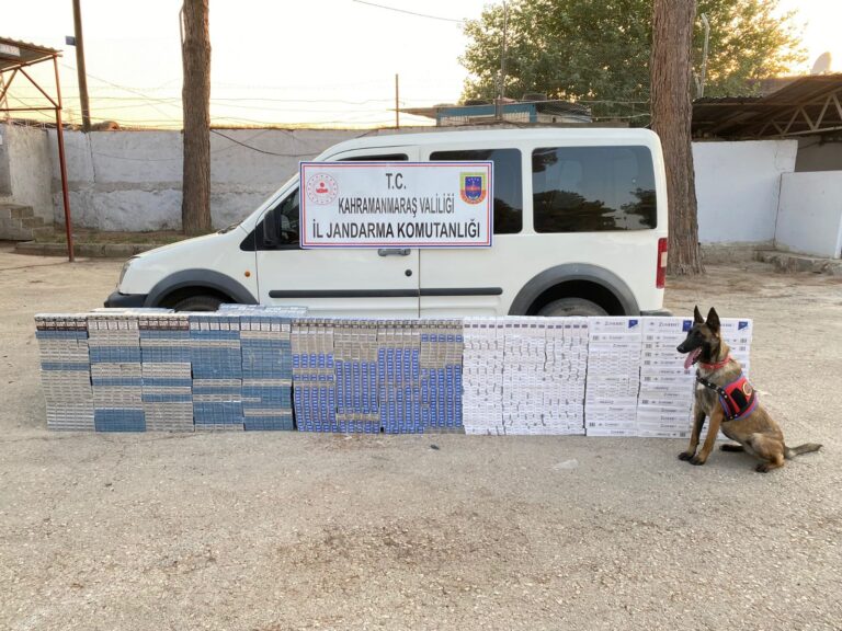 Jandarma ekipleri sigara kaçakçısını ‘Tuş’ etti