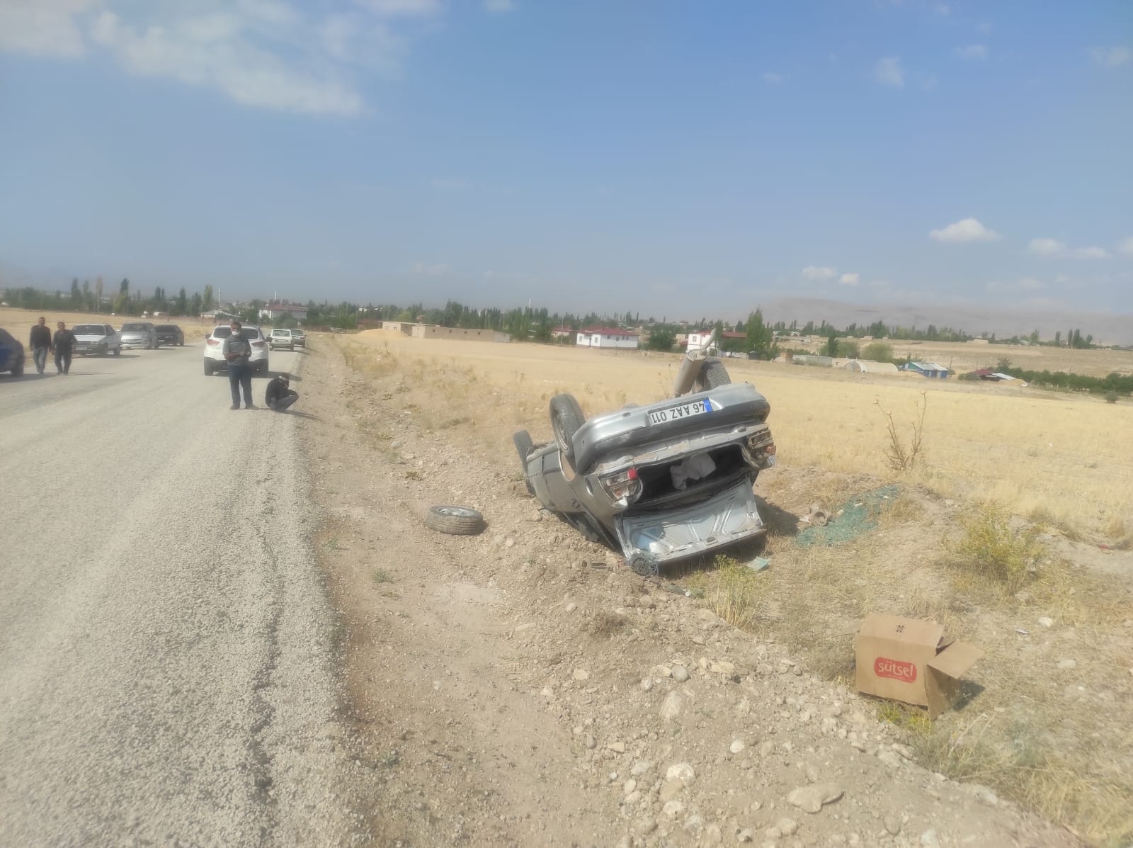 Kahramanmaraş’ta otomobil takla attı: 1 ağır yaralı