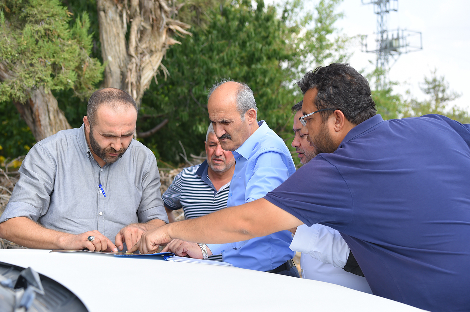 Başkan Okay Bertiz Bölgesinde İncelemelerde Bulundu