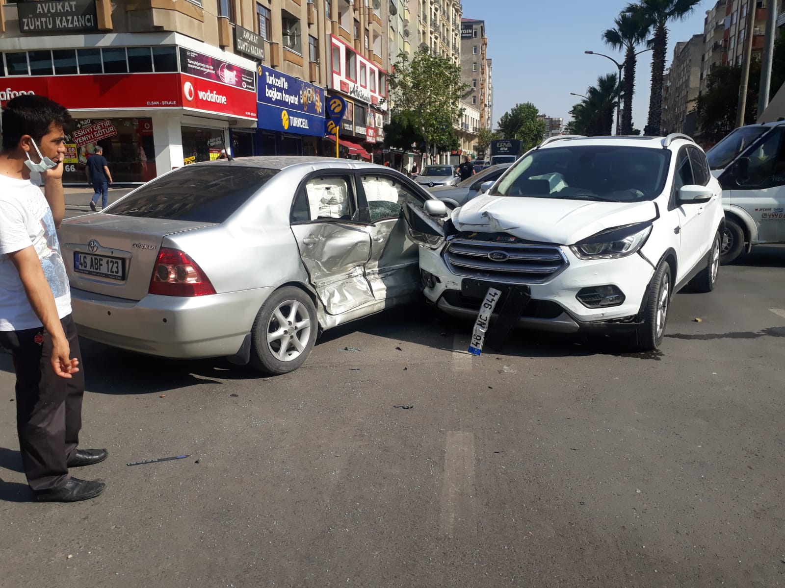 Kahramanmaraş’ta trafik kazası: 5 yaralı