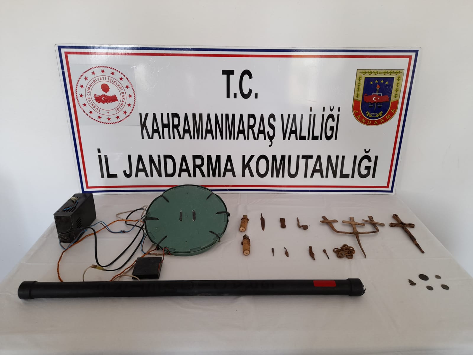 Kahramanmaraş’ta tarihi eser operasyonu