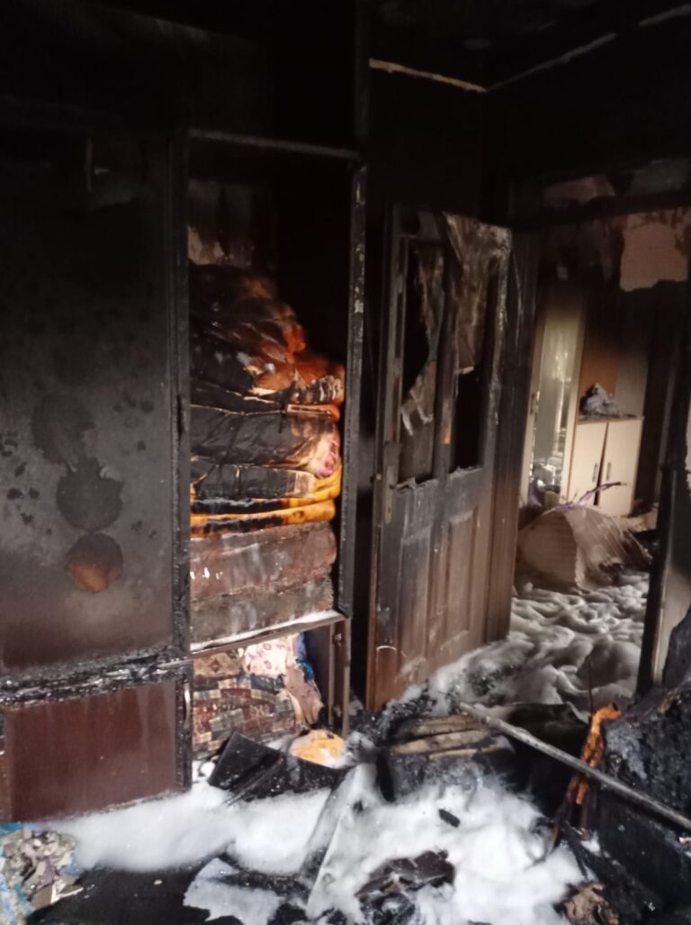 Kahramanmaraş’ta ikamet yangını korkuttu
