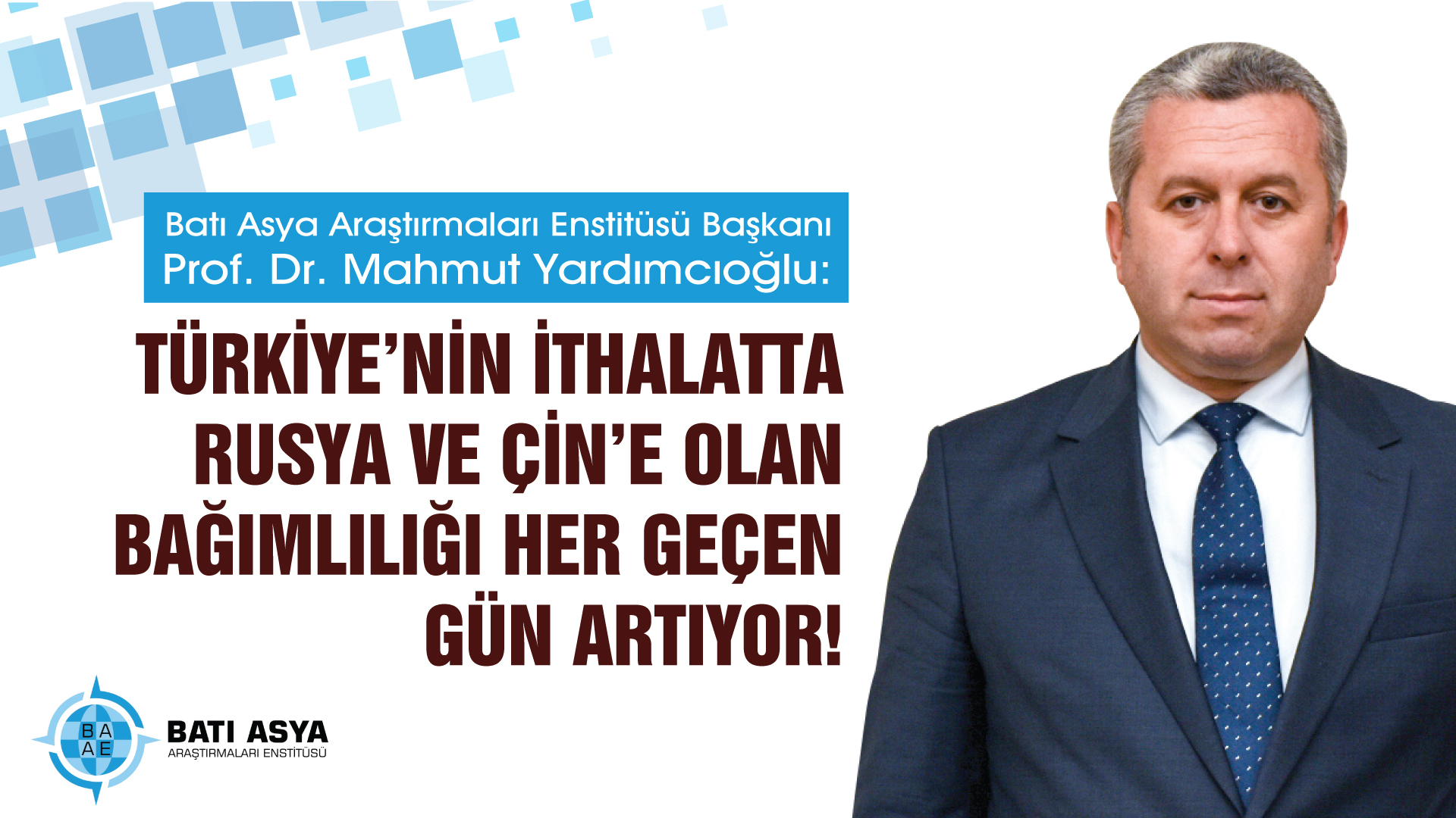 -Yardımcıoğlunda Dış Ticaret ve Ekonomi açıklaması