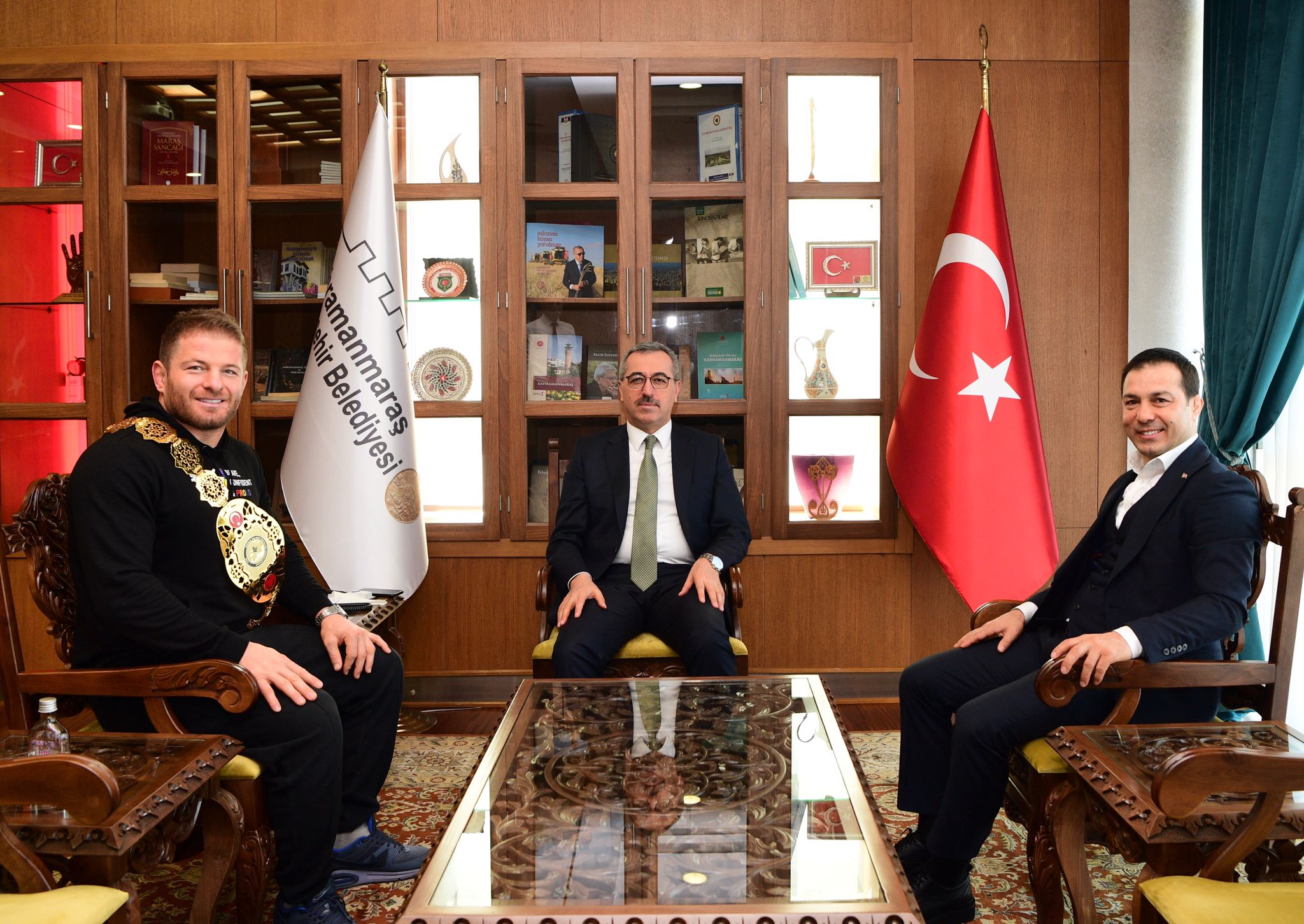 Başkan Güngör, Eroğlu ve Balaban’ı Ağırladı