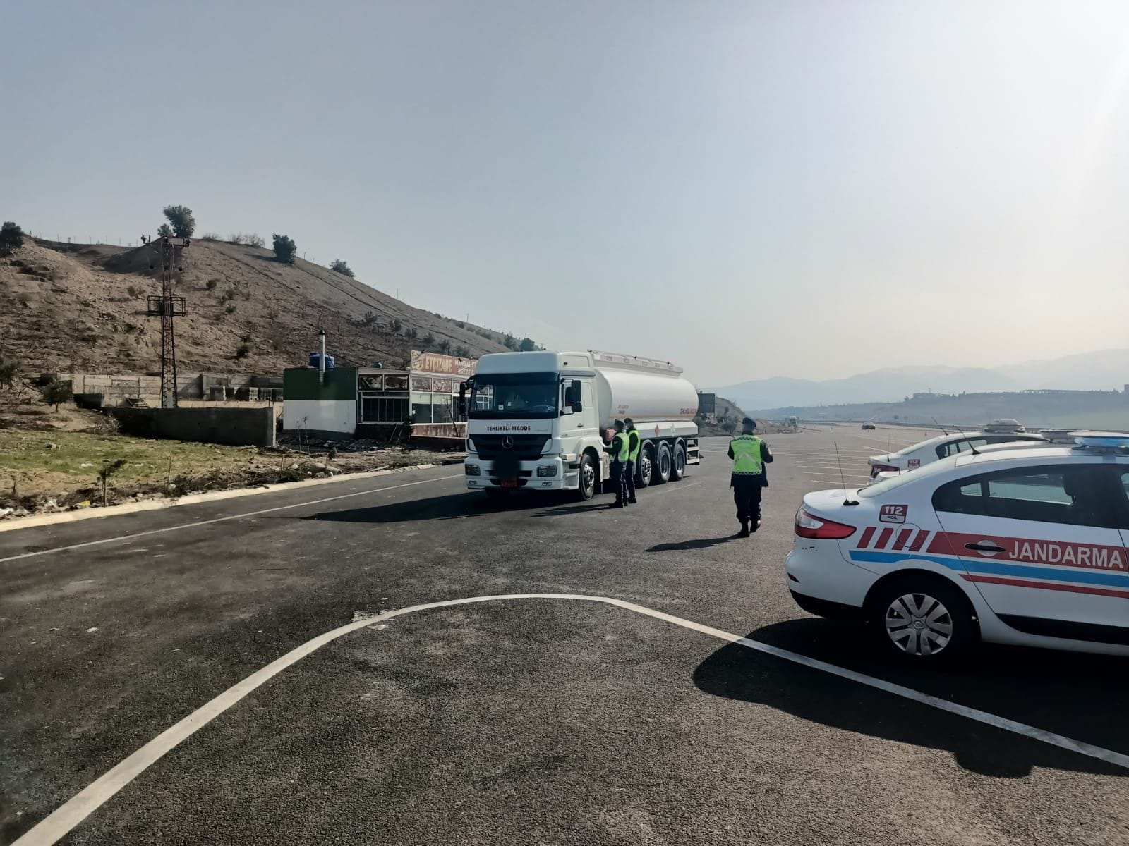 Kahramanmaraş’ta tehlikeli araçlar denetlendi