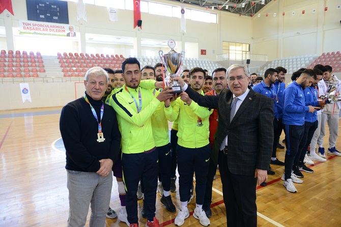 TÜSF SALON FUTBOLU 1. LİG KUPA TÖRENİ