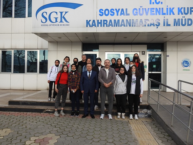SGK İl Müdürü Harun Akbalaban Şampiyonları Ağırladı