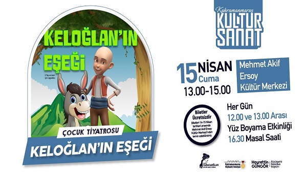 ‘Keloğlan’ın Eşeği’ Miniklerle Buluşacak