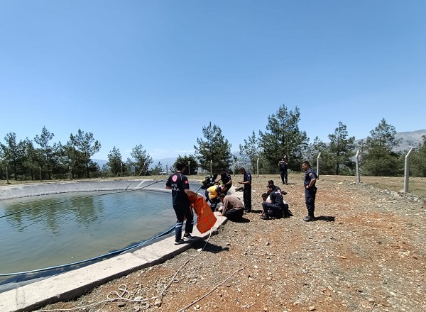 Kahramanmaraş’ta yüzmek için girdiği su göletinde boğuldu