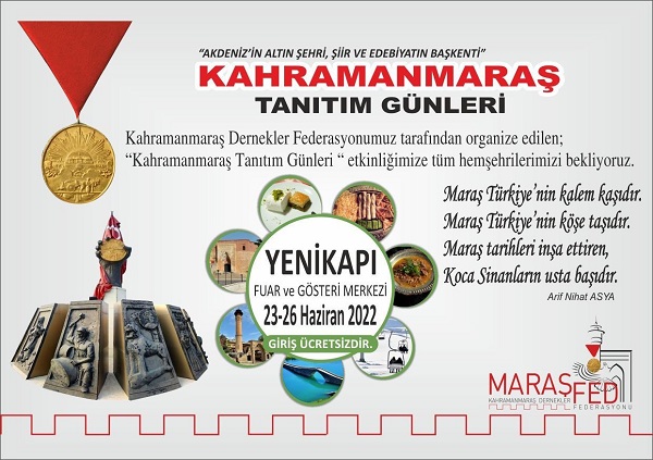 Kahramanmaraş Tanıtım Günleri Yapılacak