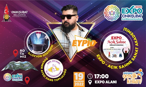 Rotamız; EXPO 2023 sloganıyla ilk konser Eypio’dan