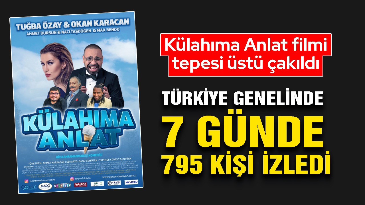Külahıma Anlat filmi tepesi üstü çakıldı: Türkiye genelinde 7 günde 795 kişi izledi