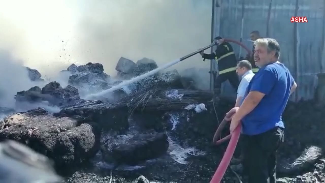 Kahramanmaraş’ta tekstil fabrikasında yangın