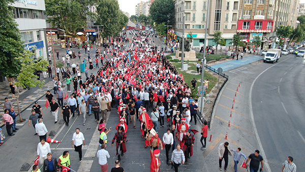 Kahramanmaraş’ta ’15 Temmuz Demokrasi ve Milli Birlik Günü’ Buluşması