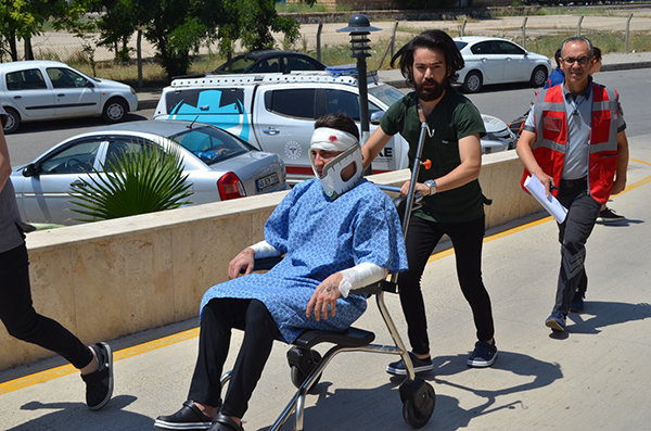 Özel Sular Akademi Hastanesi’nden yangın tatbikatı