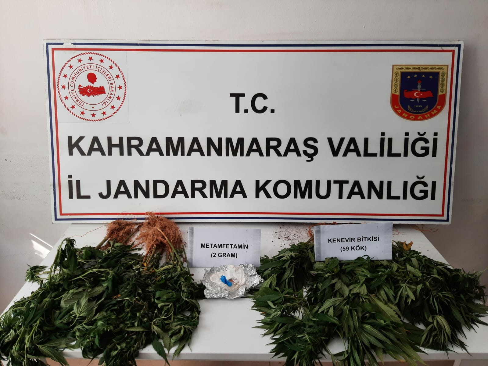 Kahramanmaraş’ta uyuşturucu operasyonu: 2 gözaltı