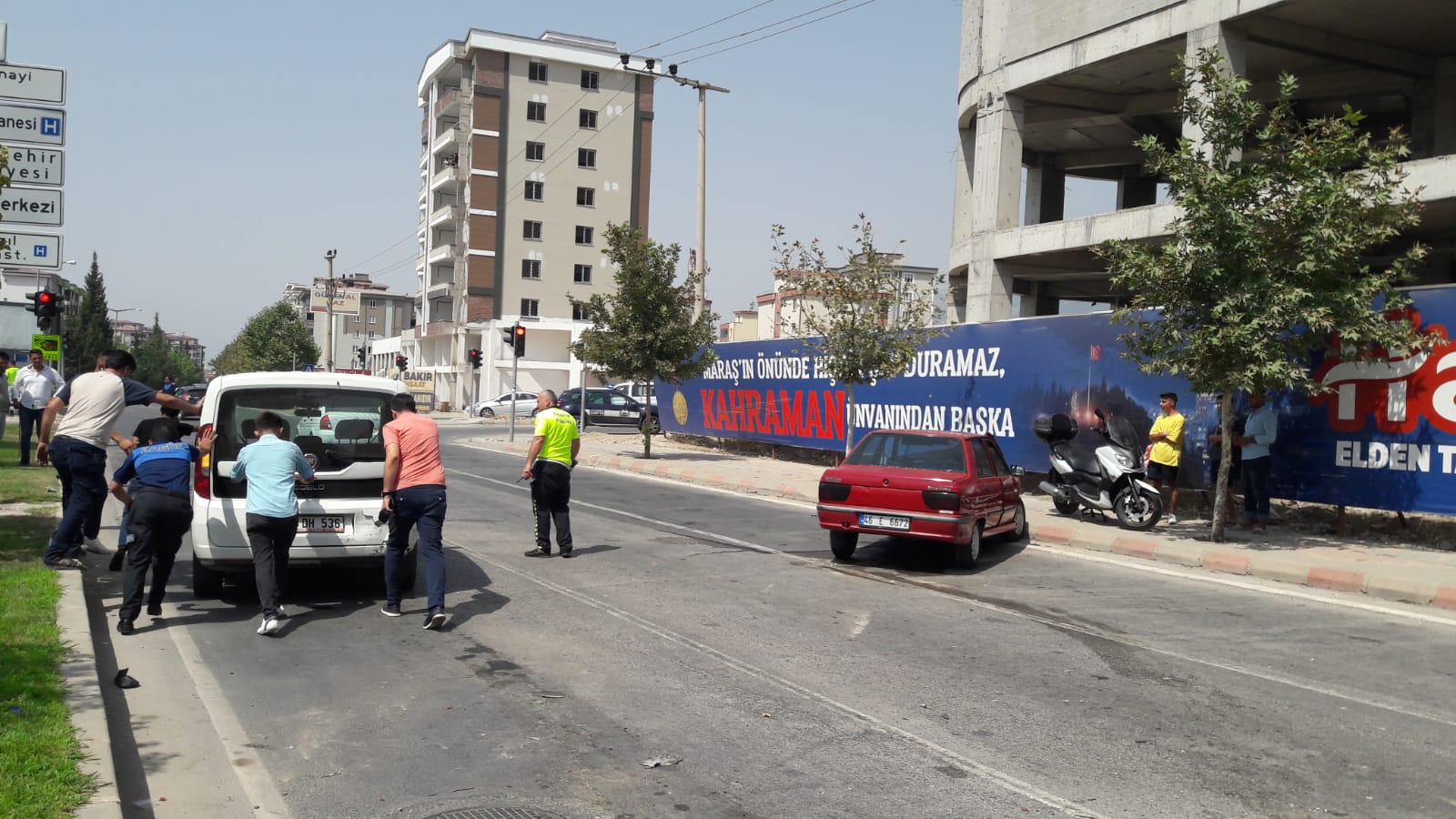 Kahramanmaraş’ta zincirleme kaza