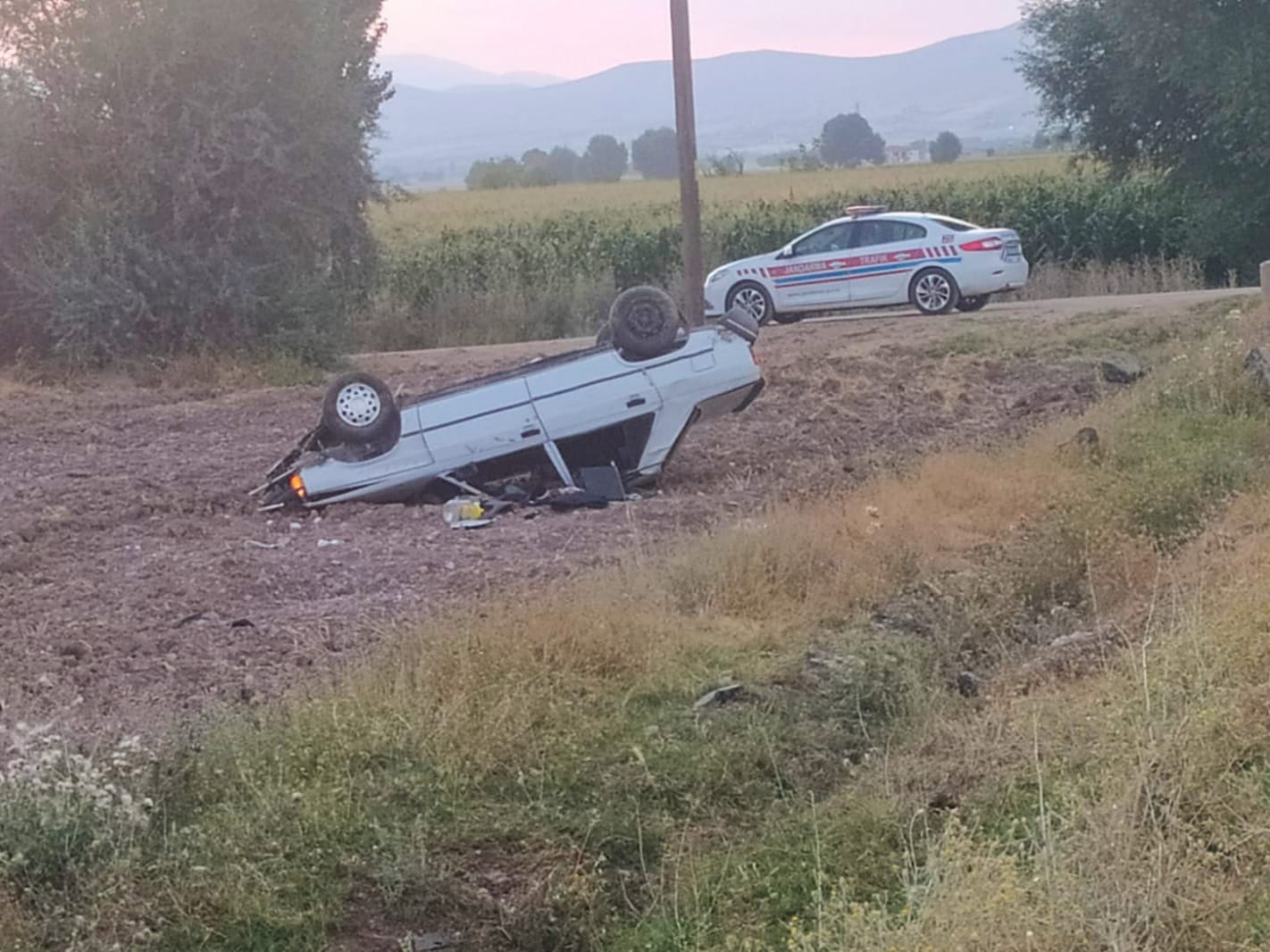 Kahramanmaraş’ta otomobil takla attı: 2’si çocuk 5 yaralı