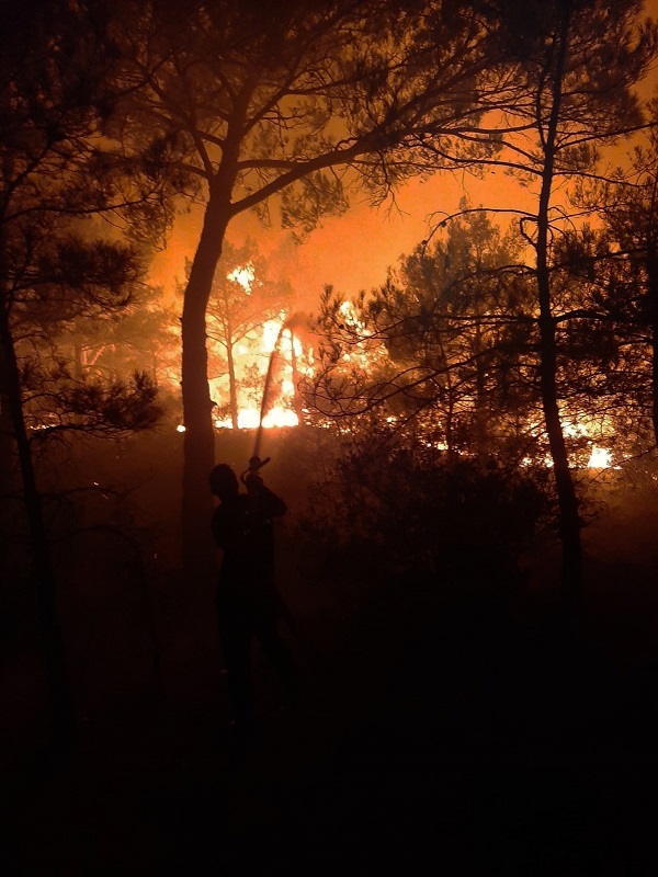 Kahraman İtfaiyeciler Mersin’deki Yangına Tüm Gece Müdahale Etti