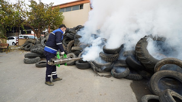 Büyükşehir Vektörlerle Mücadele İçin Sahada