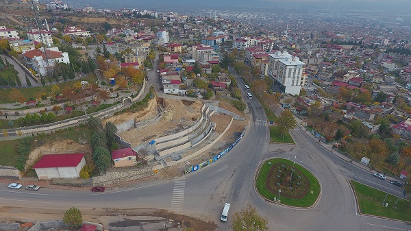 Dulkadiroğlu Şelale Park İnşaatı devam ediyor