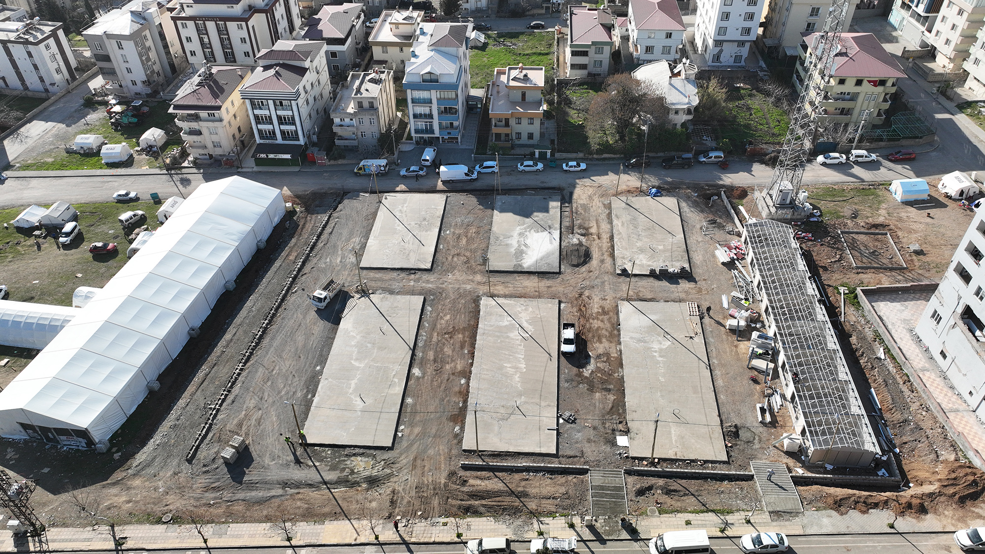 Prefabrik Çarşı’da Altyapı İmalatları Tamamlandı