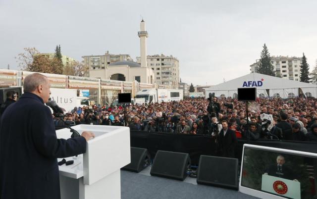 Cumhurbaşkanı Erdoğan depremin üssü Kahramanmaraş’ta