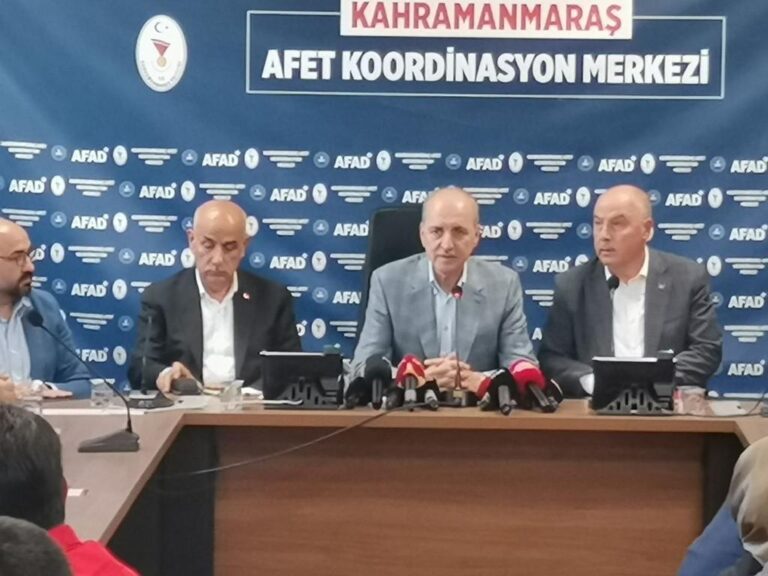 TBMM Başkanı Numan Kurtulmuş Kahramanmaraş’ta