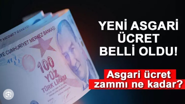 Asgari ücret zamı Belli Oldu