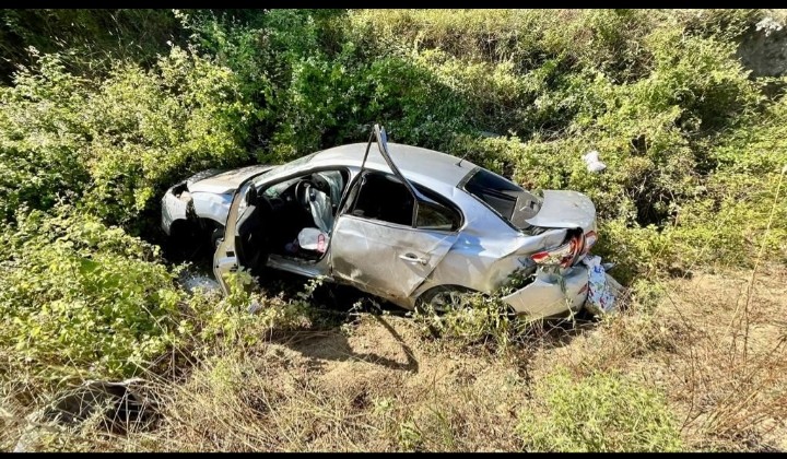 Andırın’da otomobil dere yatağına düştü: 4 yaralı