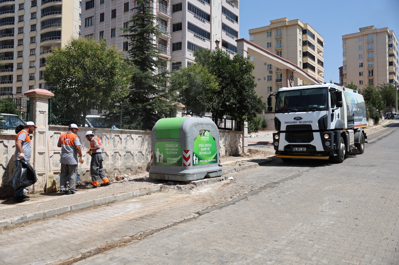 Daha Temiz bir Onikişubat için her noktada çalışıyorlar