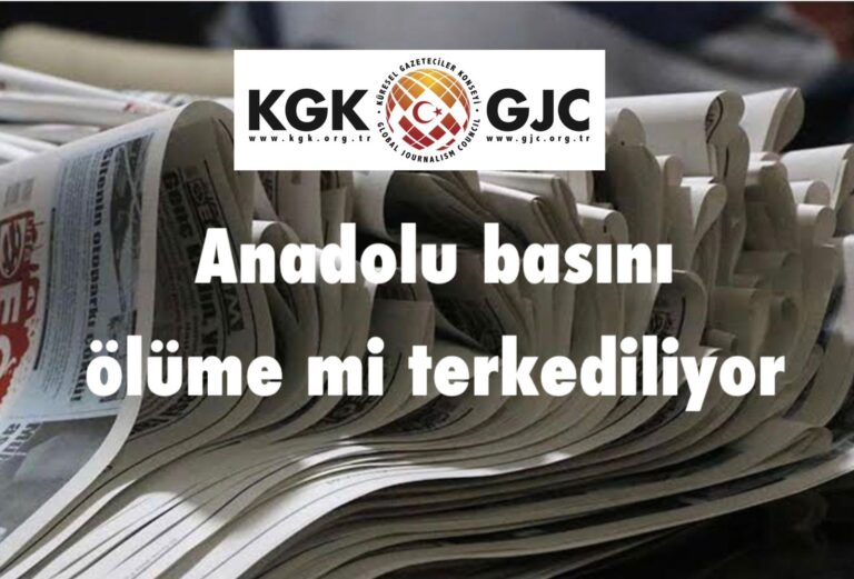 KGK: Anadolu gazeteleri birer birer kapanıyor. BİK acilen önlem almalı