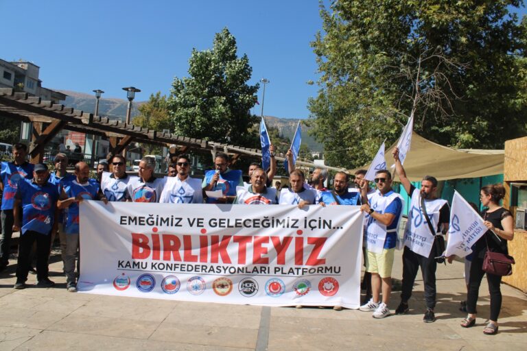 “Emeğimiz ve geleceğimiz için birlikteyiz”