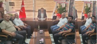 GAZETECİLERDEN BAŞKAN KOZ’A ZİYARET