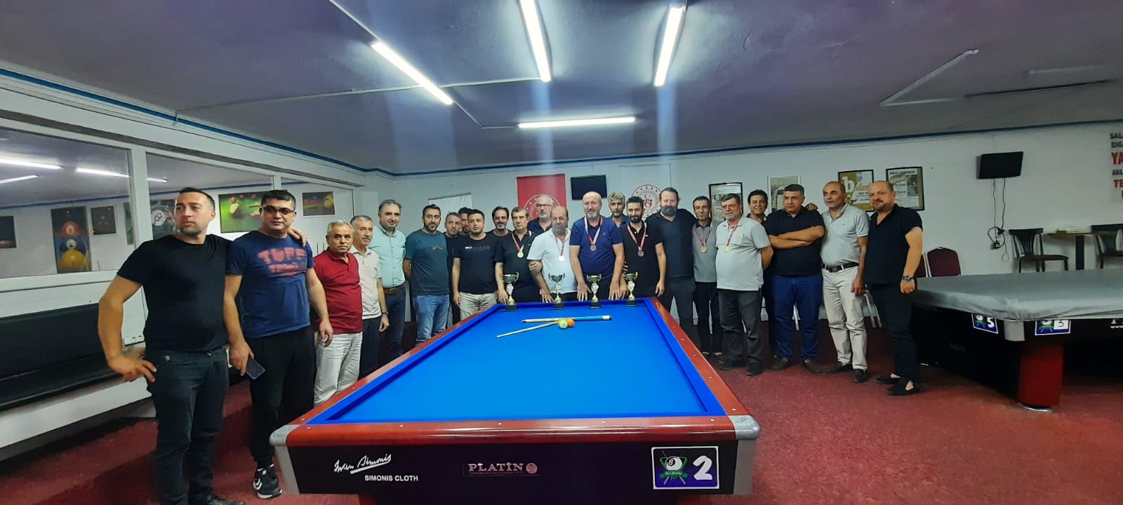 BİLARDO’DA ŞAMPİYON BELLİ OLDU