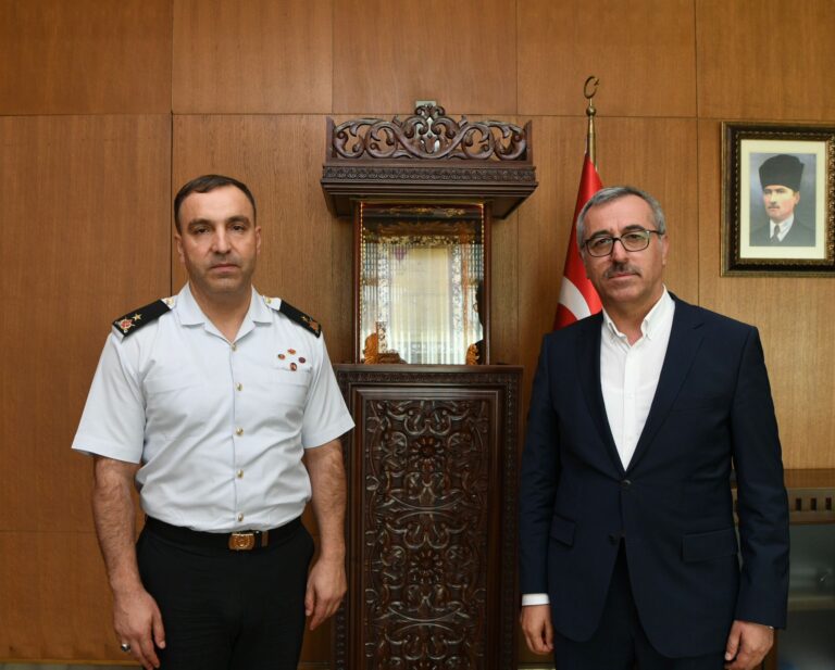 Başkan Güngör, İl Jandarma Komutanı İnan’ı Misafir Etti