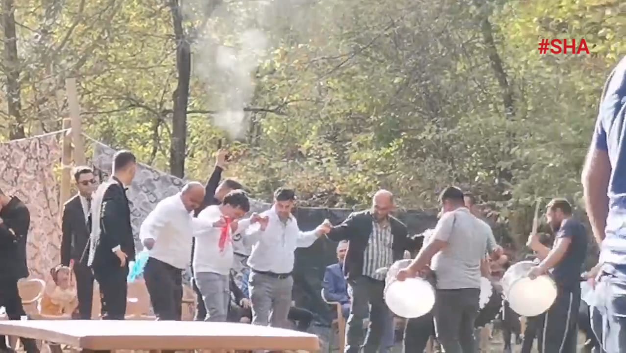 Düğünde Silahlar ateşlendi